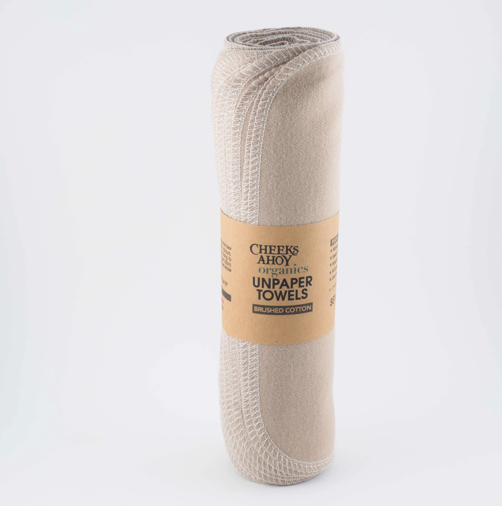 Non-Paper Towels - Organic Brushed Cotton