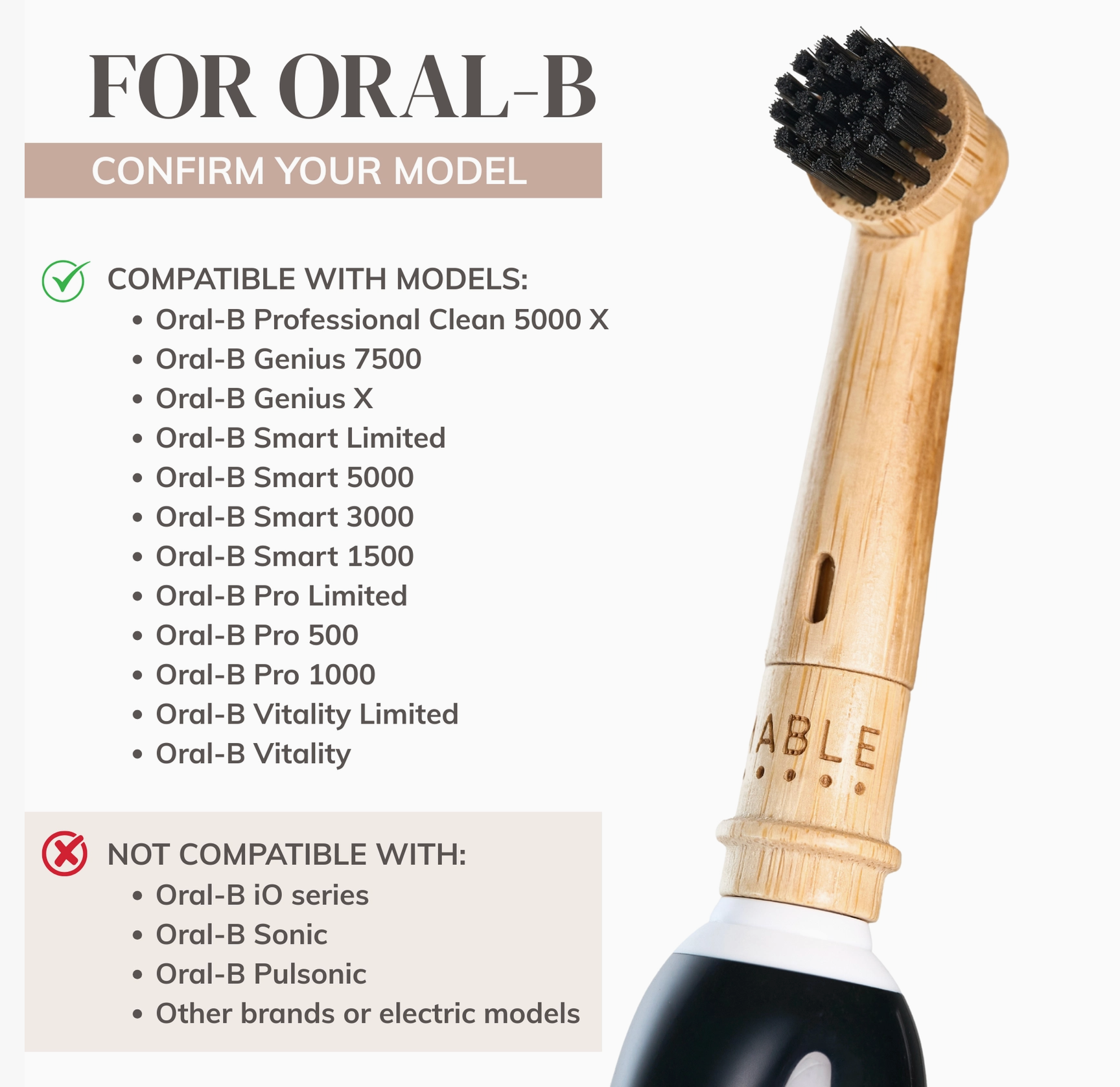 Electric Toothbrush Head | Compatible with Oral-B