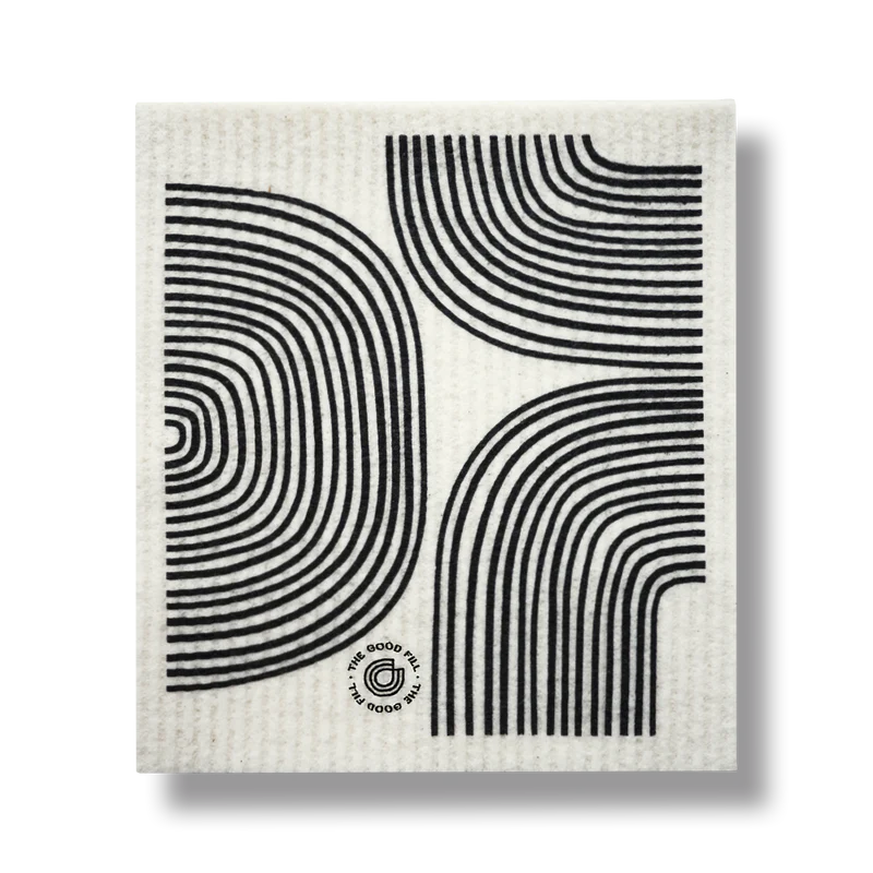 zero waste paper towel alternative swedish dishcloth 