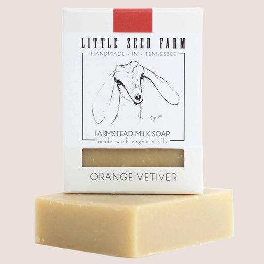 Goat Milk Soap: Orange Vetiver