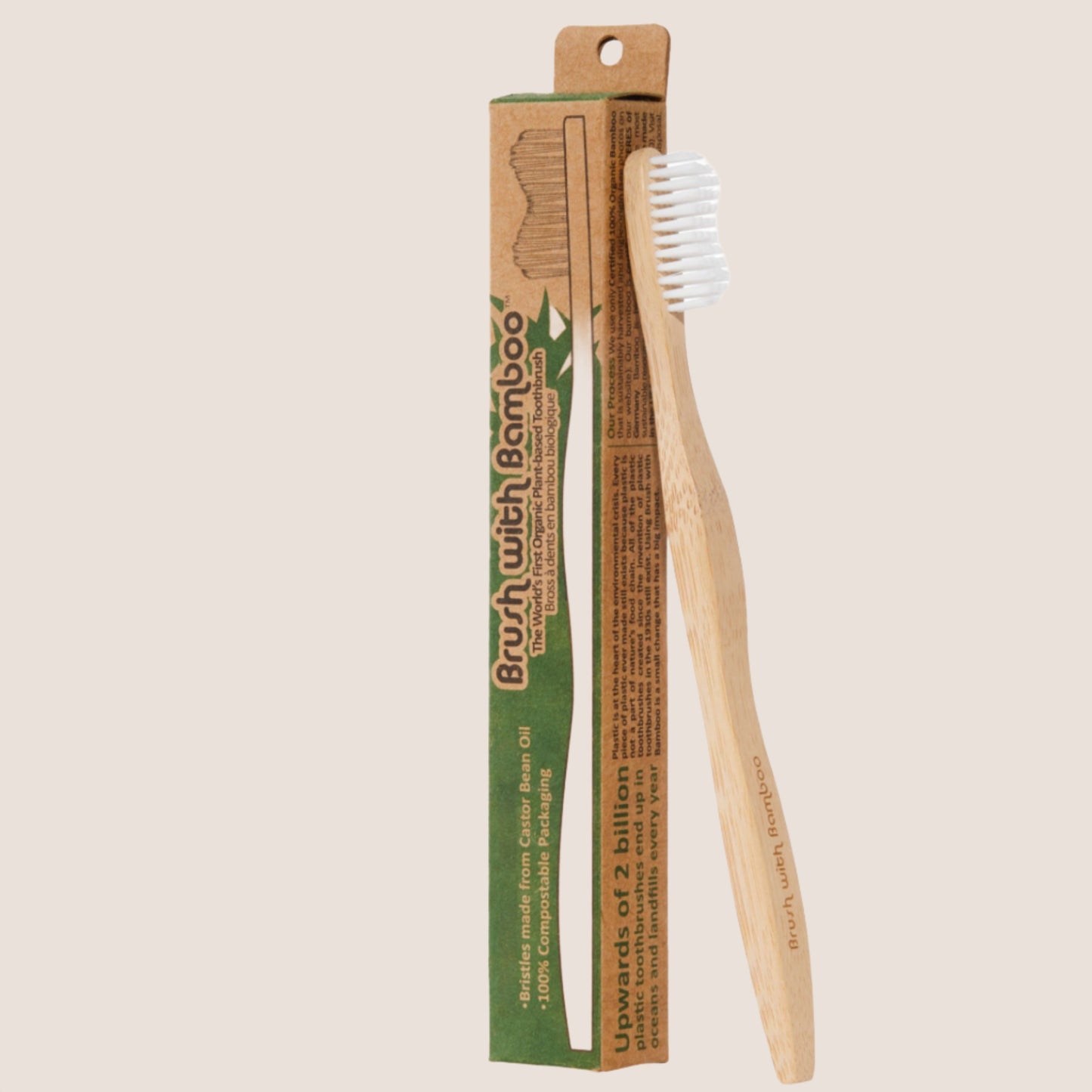 compostable zero waste bamboo toothbrush